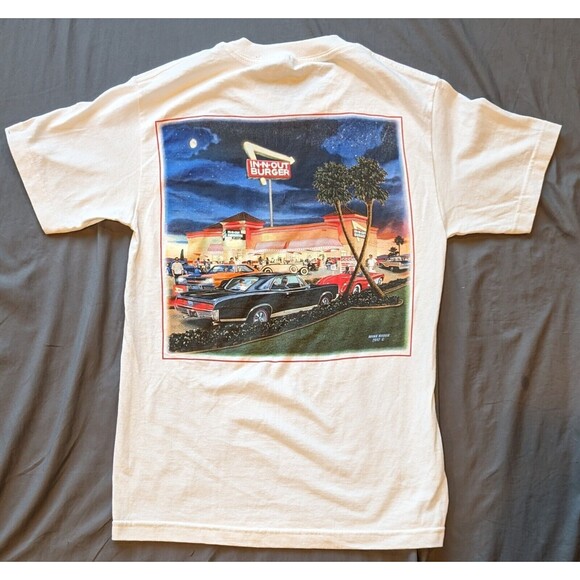 IN-N-OUT Burger California T-Shirt Size SMALL 2012 Mike Rider Graphic Tee - Picture 4 of 7